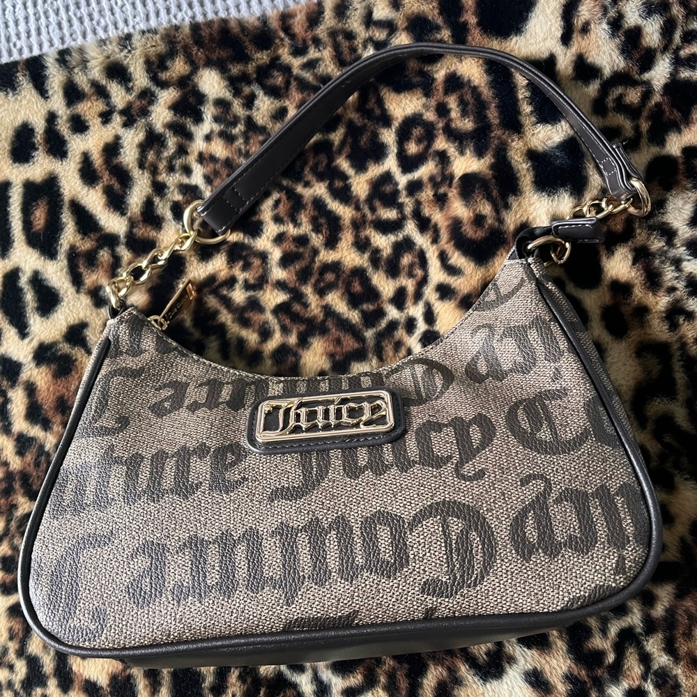 #Y2k Juicy Couture Brown Shoulder Bag